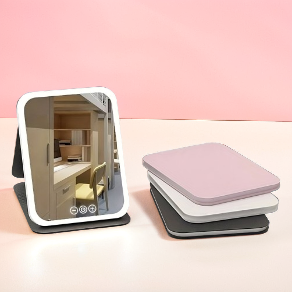 Miroir de maquillage lumineux